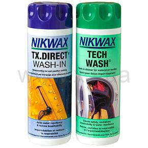 NIKWAX Twin Pack (Tech Wash 300ml + TX Direct 300ml)