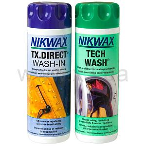 NIKWAX Twin Pack (Tech Wash 300ml + TX Direct 300ml)