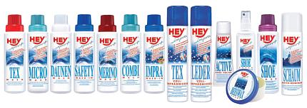 HEY-SPORT идеальные средства для ухода за одеждой и обувью
