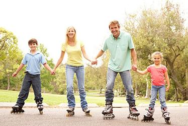 Солнце - ура. Роликам - ДА!