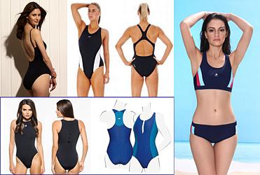 Ошеломляющий ассортимент купальников для бассейна.
