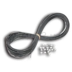 OMER Монолинь нейлон черная d1.7mm - 25 м + 20 зажима