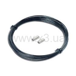 OMER Монолинь черная d1.7mm - 5 м + 2 зажима