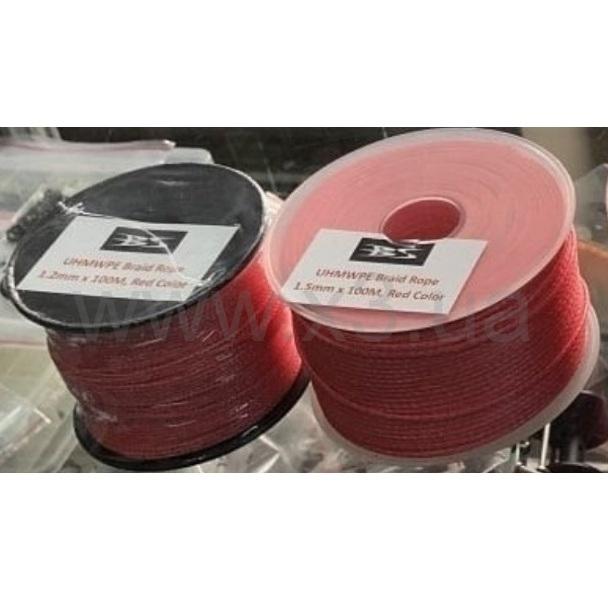 BS DIVER Dyneema UHMWPE красный - ø2,5mm - 600kg - катушка 100m