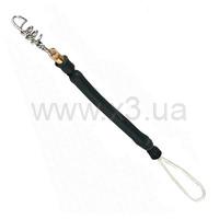 BS DIVER Аммортизатор резиновый с карабином PIG TAIL и вертлюгом