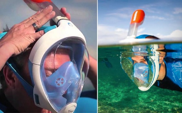 Полнолицевая маска для снорклинга