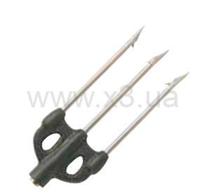 SALVIMAR Насадка трёхзубая утяжелённая нержавеющая на нейлоне