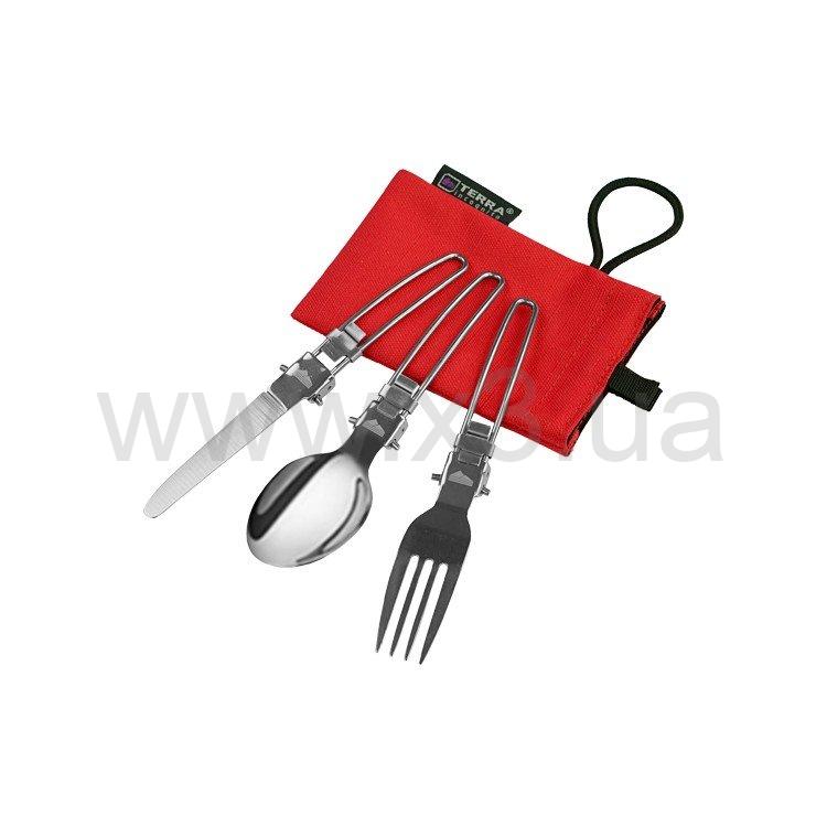 TERRA INCOGNITA Fold Set (складная ложка, вилка, нож)