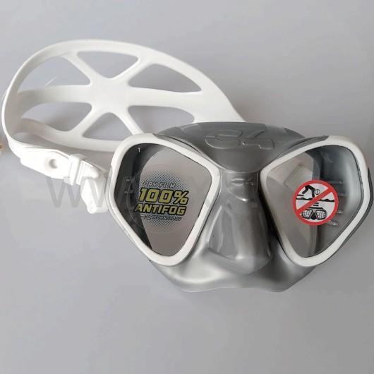 C4 CONDOR silver/white antifog lenses - zip case