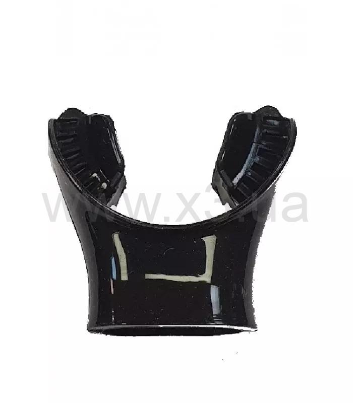 BARE Загубник для трубки силиконовый черный