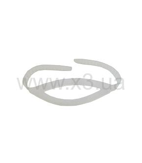 BEST DIVERS MASK STRAP WHITE SILICONE 15 mm 