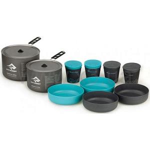 SEA TO SUMMIT Alpha Cookset 4.2 набор посуды (Pacific Blue/Grey)