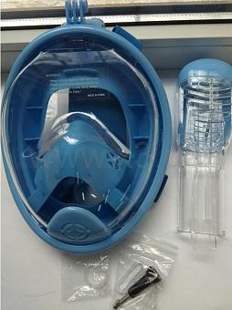 BS DIVER Полнолицевая для снорклинга юниорская (антифог дизайн, нейлоновый ремешок)