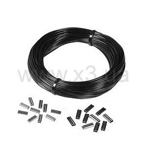 OMER Nylon line (Dia.1.6mm / 25mt) + 20 copper sleeves (2.2X4.3X15) 