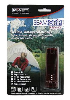 MCNETT Seam Grip 7g Repair Kit 2 Transparent + 1 Black in Clamshell (ремонтный комплект)