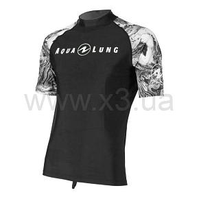AQUALUNG RASH GUARD AQUA N/W (короткий рукав) мужская  