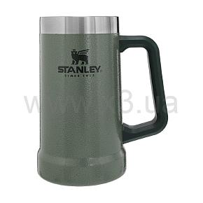 STANLEY Термокружка пивная Adventure Stein Hammertone Green 0.7 л
