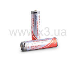 ORCA TOCH 18650 (3400mah) USB battery