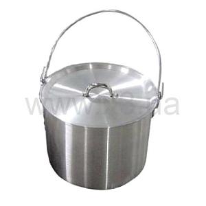 TRAMP Котел алюминиевый с крышкой 4,8 л