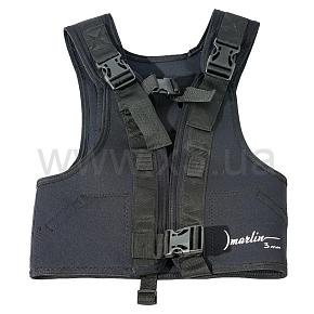 MARLIN Жилет грузовой быстросъемный Marlin BALANCE BLACK 3 мм нейлон/нейлон