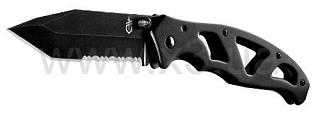 GERBER Нож Paraframe 2 Tanto Clip Folding Knife, блистер, прямое-серрейторное лезвие