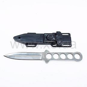 BS DIVER SKELETON (нерж.сталь в ножнах с кнопкой с ремешками)