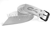 C4 Marseilleise white silicone belt with nylon buckle