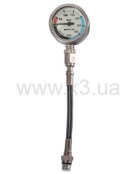 MARES Манометр XR со шлангом Miflex 15 см