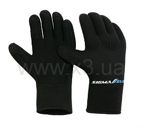 SIGMASUB Перчатки пятипалые (Нейлон/нейлон) 5 мм