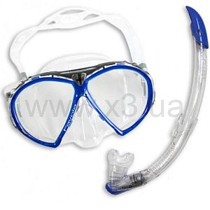 AQUALUNG маска FAVOLA и трубка ZEPHYR 