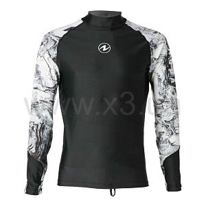 AQUALUNG RASH GUARD AQUA N/W (длинный рукав) мужская  