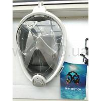 BS DIVER Полнолицевая для снорклинга (антифог, нейлоновый ремешок, складная трубка)