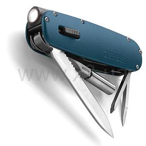 GERBER Мультитул Fit Light Tool, синий, блистер