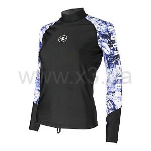 AQUALUNG RASH GUARD AQUA B/W (длинный рукав) женская 