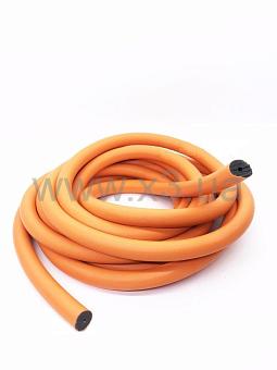 SALVIMAR Тяга латексная Cat. A (ø16~17mm) - A-Boost чёрная в оранжевомом чулке