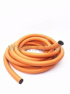 SALVIMAR Тяга латексная Cat. A (ø16~17mm) - A-Boost чёрная в оранжевомом чулке