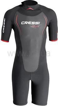 CRESSI SUB ALTUM MAN 3MM SHORTY BLACK/RED