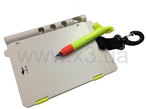 BS DIVER Доска для записей под водой двухстраничная