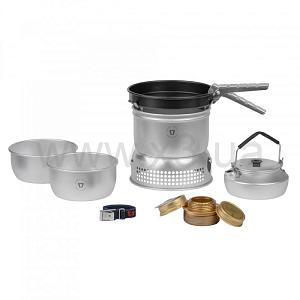 TRANGIA Набор посуды со спиртовой горелкой Stove 27-4 UL (1 / 1 / 0.6 л)