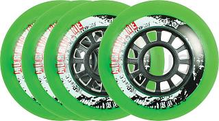 POWERSLIDE Набор колес 4 шт HURRICANE Wheels, green, 4-Pack 72 2017 