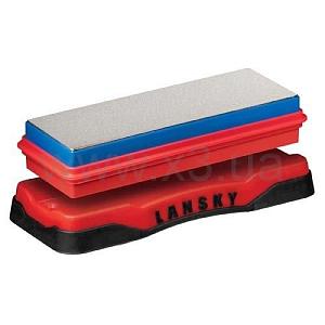 LANSKY точильный камень алмазный, грубый/тонкий, на подставке