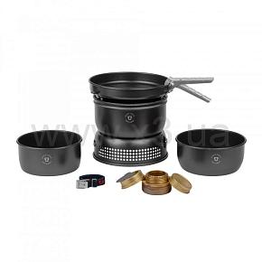 TRANGIA Набор посуды со спиртовой горелкой Stove 35-5 UL/BL (1.75 / 1.5 л) Black Non-Stick