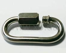 BS DIVER Карабин стальной нержавеющий с муфтой 6мм диам