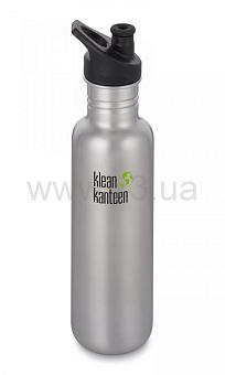 KLEAN KANTEEN  Фляга Classic Sport Cap Brushed Stainless 800 ml