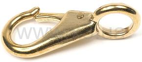 BEST DIVERS Carabiners Brass Fixed Eye 55 mm AI0243