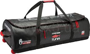 CRESSI SUB TUNA WHEEL BAG BLACK/RED 120LT