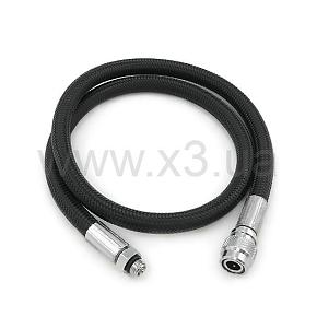 BEST DIVERS Hose BC/DRY SUIT HOSE XTREME 56 CM 3/8" BLACK