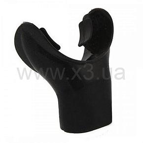 BS DIVER Загубник анатомический короткий (чёрн.силикон) 