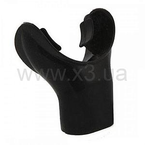 BS DIVER Загубник анатомический короткий (чёрн.силикон) 