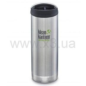 KLEAN KANTEEN  Термочашка TKWide Cafe Cap Brushed Stainless 473 мл